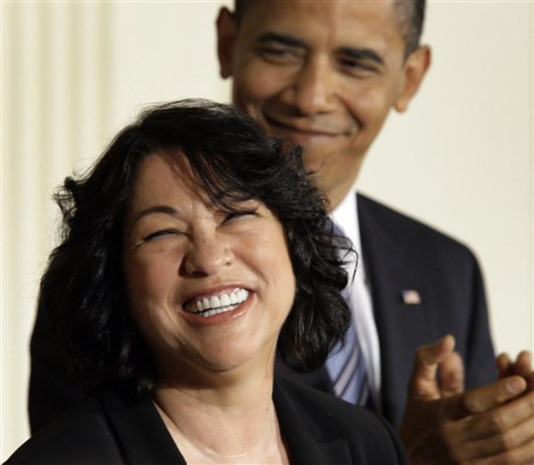 Barack Obama, Sonia Sotomayor
